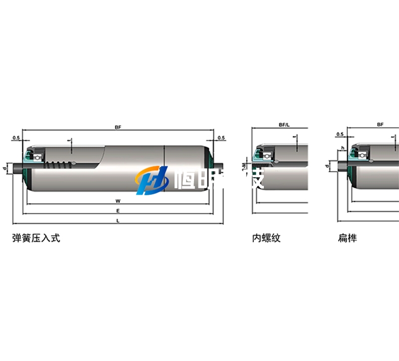 中型负荷输送辊筒